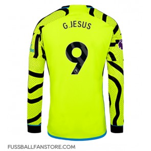 Arsenal Gabriel Jesus #9 Replik Auswärtstrikot 2023-24 Langarm